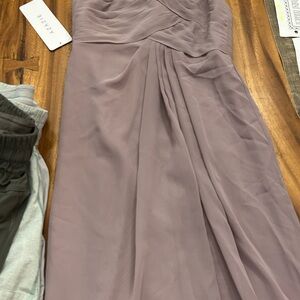 Azazie Strapless Dress in Soft Mauve